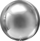 Platinum Orbz Geometric Foil Balloon Bunch